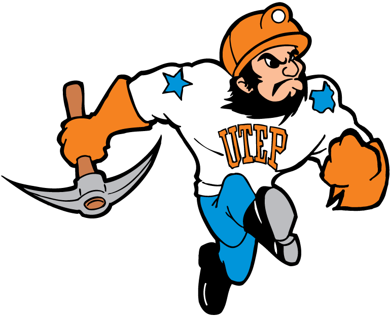 UTEP Miners 1992-2003 Mascot Logo t shirts DIY iron ons v2